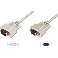 DIGITUS 9 Pol Sub-D Kabel, Stecker - Kupplung, 2,0 m