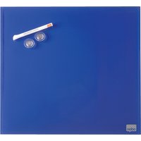 nobo Glas-Magnettafel, (B)450 x (H)450 mm, blau – Bild 2