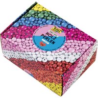 folia Holzperlen-Mix BASIC Jumbobox, 1 kg – Bild 2