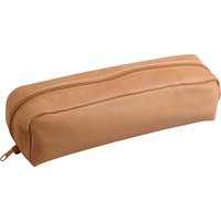 Clairefontaine Schlamper-Etui, rechteckig, Naturleder – Bild 2