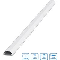 LogiLink Kabelkanal, aus Aluminium, Länge: 750 mm, weiß