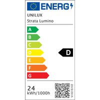 UNiLUX LED-Tischleuchte STRATA LUMINO, Klemmfuß, schwarz