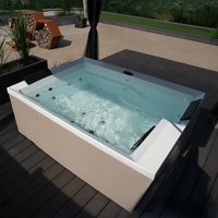 Outdoor Whirlpool NIMBUS DELUXE PURE 190 x 140 cm für 2 Personen – Bild 2