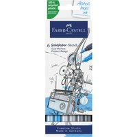 FABER-CASTELL Sketch Marker GOLDFABER, 6er Etui Design – Bild 2