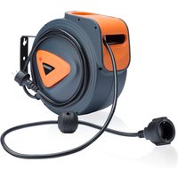 monzana Automatik Kabeltrommel 20m 1,5m Anschlusskabel – Bild 2