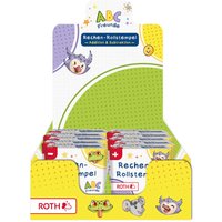 ROTH Rechen-Rollstempel, ABC Freunde, 10er Display