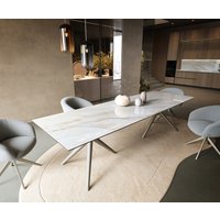 DELIFE Edge Esstisch Keramik Titan