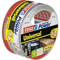 tesa Folienband extra Power Universal, 50 mm x 50 m, silber