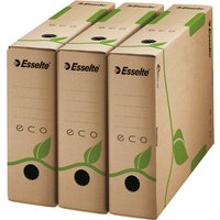 Esselte Archiv-Schachtel ECO, DIN A4, braun, (B)80 mm – Bild 2