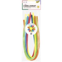 folia Chenilledraht, NEON, Länge: 500 mm, sortiert