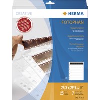 HERMA Negativhüllen für 7 x 6 Negative, klar, Polypropylen