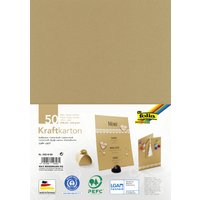 folia Kraftkarton, 230 g/qm, DIN A5, 50 Blatt