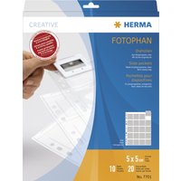 HERMA Diahüllen für Kleinbilddias 5 x 5 cm, klar, aus PP