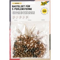 folia Perlensterne-Set, Copper, 340-teilig