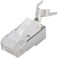 DIGITUS RJ45 Stecker für Rundkabel, Kat. 6A, geschirmt