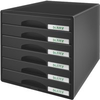 LEITZ Schubladenbox Plus, 6 Schübe, schwarz – Bild 2