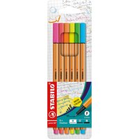 Stabilo SC-55500145 Fineliner Neon 6er – Bild 2
