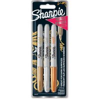 Sharpie Permanent-Marker Metallic, 3er Blisterkarte – Bild 2