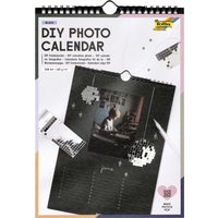 folia Kreativ-Wandkalender, DIN A4, schwarz – Bild 2