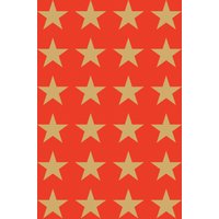 HERMA Weihnachts-Sticker DECOR, Sterne, 15 mm, gold