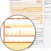sigel Bankformular, PC-SEPA-Überweisung, DIN A4 – Bild 2