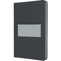 sigel Notizbuch Linescape, DIN A5, kariert, dunkelgrau/grau