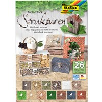 folia Motivblock, Strukturen, 240 x 340 mm, 26 Blatt – Bild 2