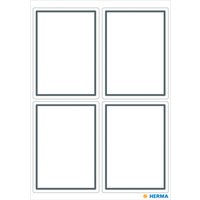 HERMA Buchetiketten, graue Randgestaltung, 40 x 55 mm