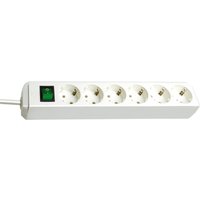 brennenstuhl Steckdosenleiste, Eco-Line, 6-fach, weiß – Bild 2