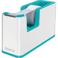 LEITZ Tischabroller WOW Duo Colour, bestückt, eisblau
