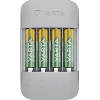 VARTA Ladegerät Eco Charger Pro Recycled, inkl. 4x Mignon AA