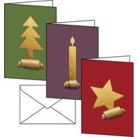 sigel Weihnachtskarten-Set, Cut-out Style, DIN A6 – Bild 2