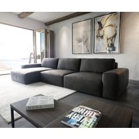 DELIFE Lanzo XL Ecksofa Anthrazit