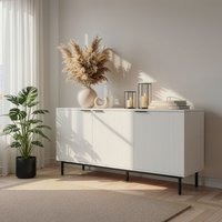 Sideboard NYLA Weiß - 154 x 73 cm – Bild 2
