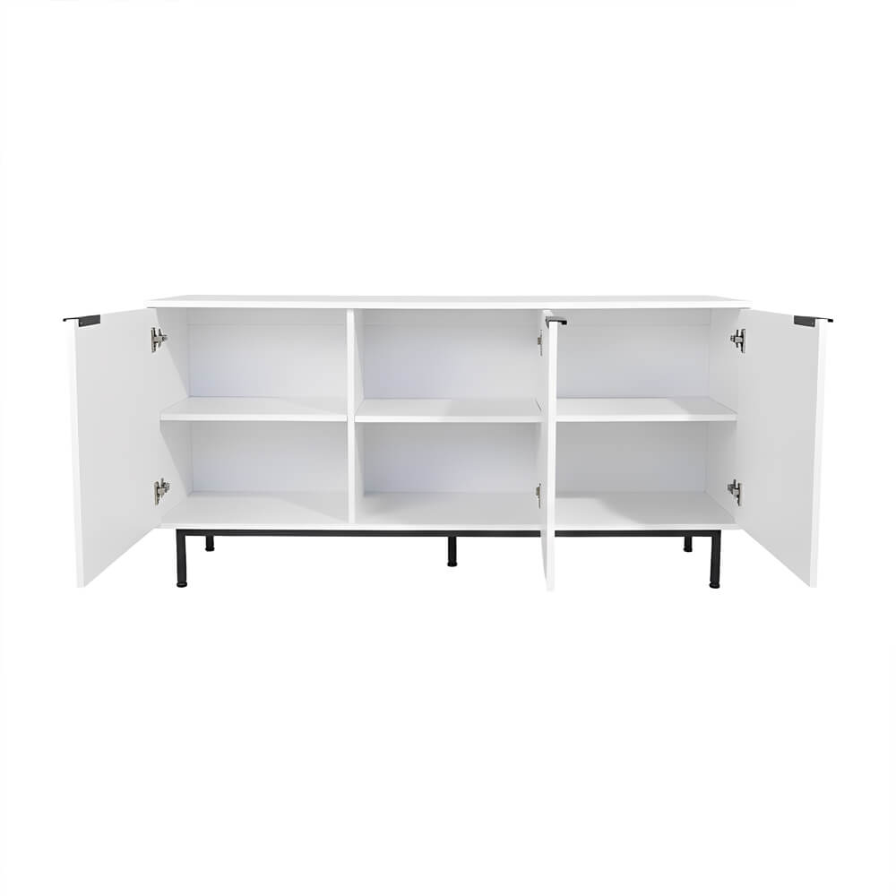 Sideboard NYLA Weiß - 154 x 73 cm – Bild 4