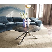DELIFE Edge Couchtisch Rund 90x90 cm