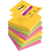 Post-it Haftnotizen super sticky z-notes, 76x76 mm, Carnival – Bild 2