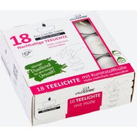Villa Verde Eco Line Teelichter, 18er-Pack