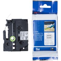 brother FLe-2511 Schriftbandkassette, schwarz / weiß