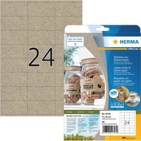 HERMA Etiketten aus Silphie-Papier, 210 x 148 mm, naturbraun