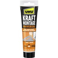 UHU KRAFT Montagekleber UNIVERSAL, weiß, 200 g Tube