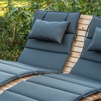 Home Deluxe 4058166239594 Wellenholzliege Auflage