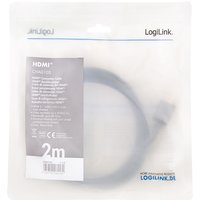 LogiLink HDMI Kabel 2.1, A-Stecker - A-Stecker, 2,0 m – Bild 2