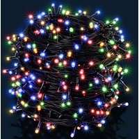 monzana Lichterkette Weihnachten Bunt 40m