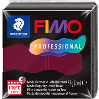 FIMO PROFESSIONAL Modelliermasse, ofenhärtend, 57 g, bordeaux