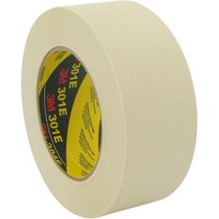 3M Krepp-Klebeband 301E, 48 mm x 50 m, Papier, beige – Bild 2
