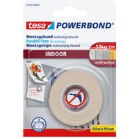 tesa Powerbond Montageband INDOOR, 19 mm x 1,5 m
