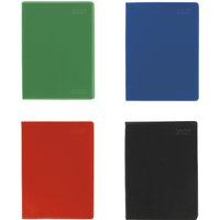 herlitz Taschenkalender Folie 2027, A7, farbig sortiert