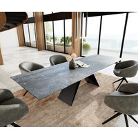 DELIFE Edge Esstisch Keramik Anthrazit