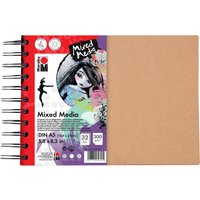 Marabu Spiralbuch, Mixed Media, DIN A5, 300 g/qm, 32 Blatt
